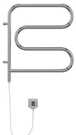 Электро 25 F-обр 600х600 поворотный Полотенцесушитель TERMINUS Набережные Челны - фото 2